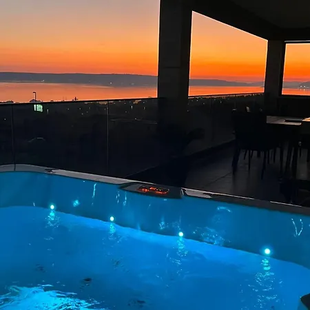 Luxury Penthouse Gatsby - Bay Of Split - Panoramic Sea View דירה *
