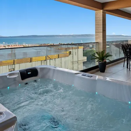 Luxury Penthouse Gatsby - Bay Of Split - Panoramic Sea View דירה