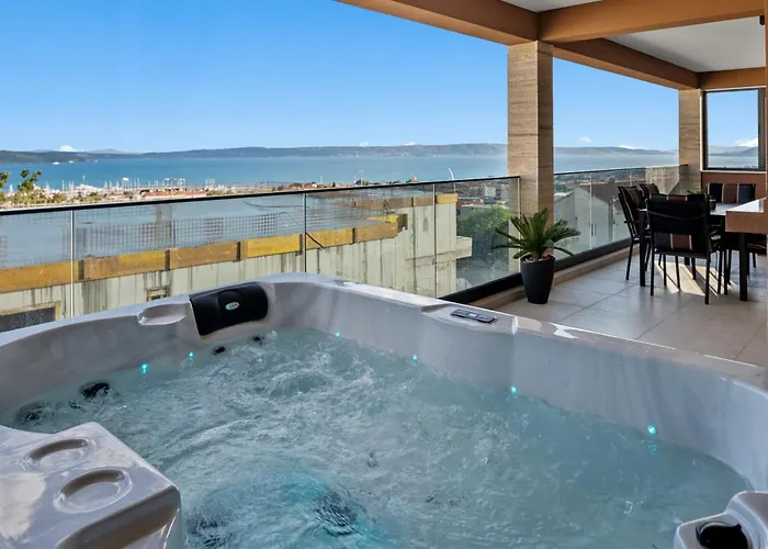 Luxury Penthouse Gatsby - Bay Of Split - Panoramic Sea View شقة