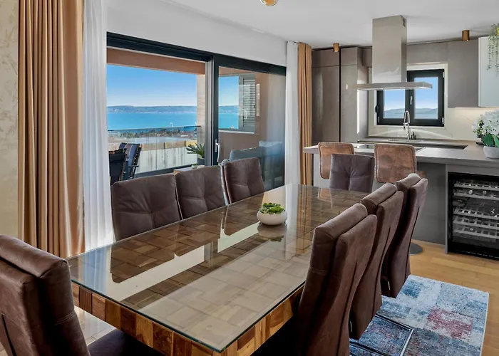 شقة Luxury Penthouse Gatsby - Bay Of Split - Panoramic Sea View