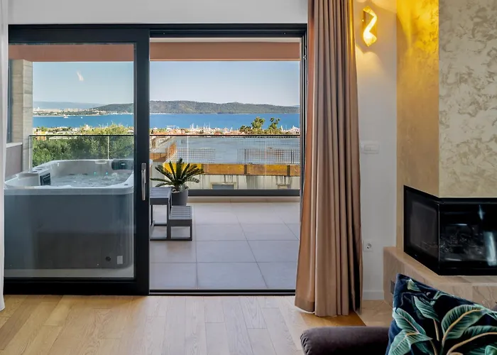 Luxury Penthouse Gatsby - Bay Of Split - Panoramic Sea View شقة *